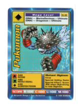 Digimon CCG Battle Card Pukumon ST-40 Rare Mega Level Bandai Starter 1999 NM-MT - $1.95