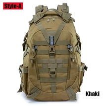 40L 15L Outdoor Backpack Men&#39;s Waterproof Tacical  Molle Backpack Army Travel Cl - £116.61 GBP