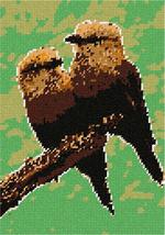 Pepita Needlepoint Canvas: Birds of A Feather, 7&quot; x 10&quot; - £41.56 GBP+