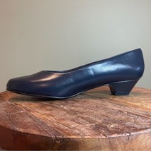 NEW Soft Style Dark Navy Heeled Pump Size 12 Wide - £21.13 GBP