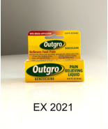 1 Outgro Benzocain Pain Relieving Liquid NEW Sealed *COLLECTIBLE* VHTF - $1,645.43 MXN