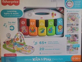 Fisher-Price Deluxe Kick &amp; Play Piano Gym - £47.72 GBP