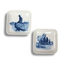 Vintage Royal Copenhagen Mini Trinket Dishes Salt Cellar Little Mermaid Horse - £14.33 GBP