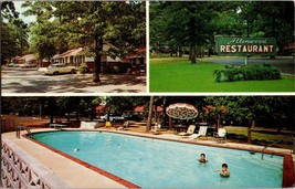 Louisville GA-Georgia, Allenwood Motel and Restaurant, Vintage Postcard (B6) - £5.76 GBP