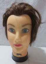 Burmax Debra Cosmetology Mannequin Brown Hair Blue Eyes, Human Hair - $15.00