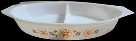 Vintage Pyrex Town and Country 1 1/2 quart Divided Dish # 19 - $12.89