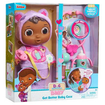 Doc McStuffins Disney Junior Get Better Baby Cece Doll with Lights and Sounds St - £24.77 GBP