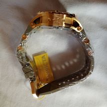 INVICTA SUBAQUA QUARTZ - GOLD CASE WITH OLIVE GREEN BAND / NEEDS NEW BATTERY image 11