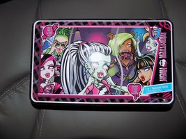 Monster High 3 in 1 Panorama Puzzle in a Reusable Tin NEW - £15.49 GBP