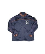 Majestic Authentic Detroit Tigers Embroidered Full Zip Jacket Navy Size ... - €30,29 EUR