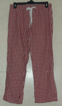 Excellent Womens Eddie Bauer Gingham Check Flannel Pajama Pants Size M - £20.11 GBP