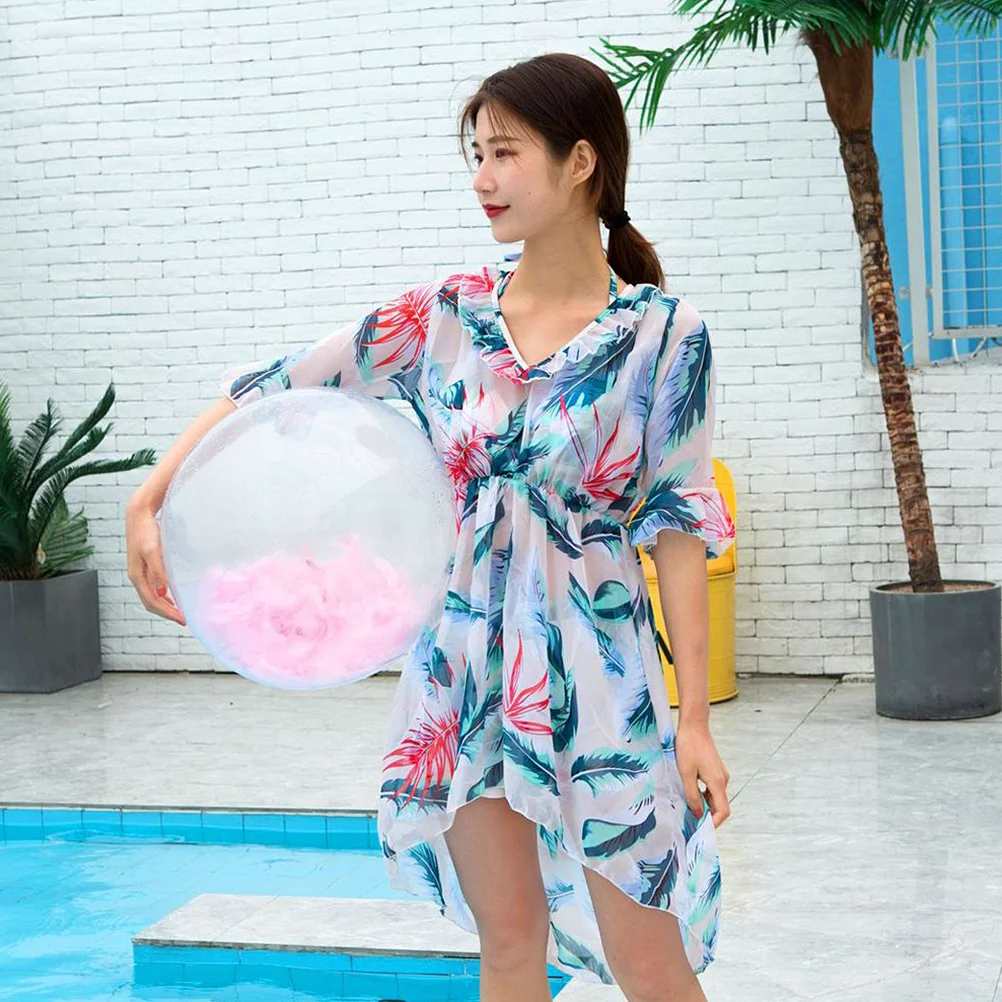Ball Toy Round Transparent Out Door Toys Indoor Inflatable Pool Party Beach - £10.62 GBP+