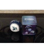 Tampa Bay St Petersburg Times Devil Rays Collectable Baseball in Tin Mat... - $27.02 CAD