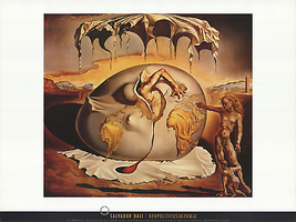 SALVADOR DALI Child Watching the Birth of the New Man, 1993 - £47.33 GBP