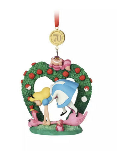 Disney Sketchbook 70th Anniv Alice in Wonderland Legacy Christmas Ornament New - £29.48 GBP