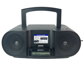 Sony ZS-S3IP Boombox, CD-RW Playback Radio iPod Dock ZS-S31P - Tested &amp; ... - $730.13 MXN