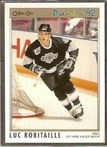 Los Angeles Kings Luc Robitaille 1991 Opc Premier # 34 - £0.39 GBP