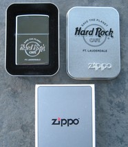 Hard Rock Cafe FT. LAUDERDALE, Florida (CLOSED 2004) Zippo Lighter 1999 - $41.21 CAD
