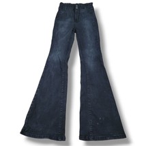We The Free Jeans Size 27 W24xL33 Free People Flared Jeans Flare Leg Jeans Faded - £25.52 GBP