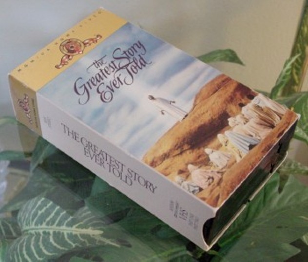 THE GREATEST STORY EVER TOLD Life of Jesus 1965 Movie 2 VHS - $9.99