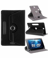 BLACK 360° Folio Leather Case Cover For 8 Inch Universal Android Tablet - $160.46 MXN