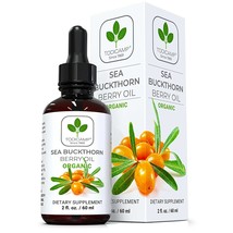 TODICAMP CO2 Extracted Organic Sea Buckthorn Oil - Pure Sea Buckthorn Berry Oil  - £18.09 GBP