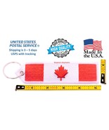 Canadian Flag Keychain Patch Canada | Maple Leaf Key Ring | Travel | Can... - $8.95