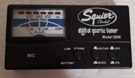 Fender Squier Digital Quartz Tuner Model 5006 Tested - $10.67