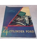 Original Full New The 4 Cylinder Ford Car Auto Brochure Fold Out No Reprint - €12,20 EUR