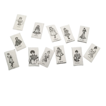 Vintage Dollhouse Miniature Sewing Patterns Women Girls Victorian Accessories - £14.10 GBP