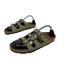 Birkenstock Florida Women&#39;s Soft Footbed Tobacco Oiled Leather Sandals Size 11 - £34.00 GBP