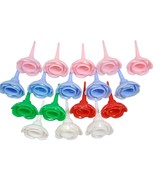 Vintage Roses Birthday Candle Holder Baby Picks Party Cake Mixed Lot of 17 - $221.84 MXN