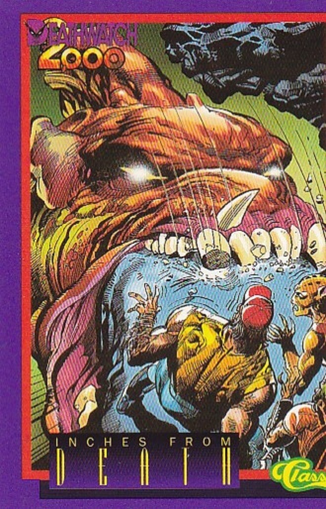 MI) 1993 Classic Deathwatch 2000 Trading Card Inches From Death #32 - $1.97