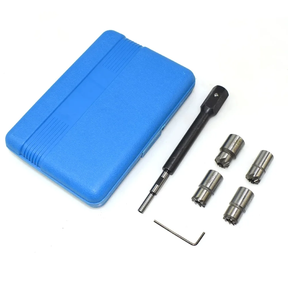 Universal Car Tool Kit - 5Pcs Diesel Injector Seat & Cleaner Carbon Remover Se - £29.28 GBP