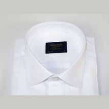 Men 100% Fancy Cotton Shirt Manschett Quesste Turkey Slim Fit 6041-03 White image 2