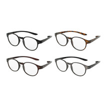 Wholesale Lot of 12 Assorted Unisex Round Lens Reading Glasses Polycarbo... - $29.69