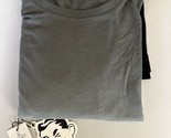 Mister NY Men&#39;s Cotton 3 Part Dip Dye T-Shirt Grey/White/Black-Small - $24.97