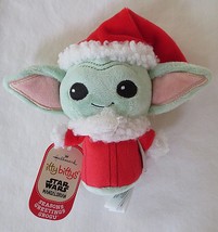 Hallmark Itty Bittys Star Wars Mandalorian Seasons Greetings Grogu Plush - £7.95 GBP