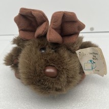 Vintage 1988 Purr-fection Reindeer Cushy Critter “Molly” Certificate Birth 6” - £10.47 GBP