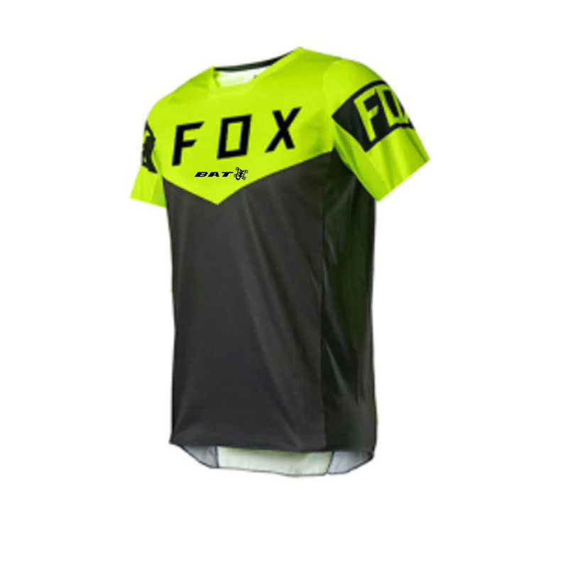 Sporting 2022 Men&#39;s Downhill s  BAT Fox Mountain Bike MTB Shirts Offroad DH Moto - £35.97 GBP