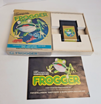 Frogger Intellivision Tandyvision Sears Video Game in Box &amp; Manual CIB - £17.07 GBP