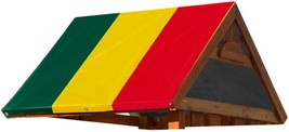 Rm Swing Set Replacement Tarp, 52&quot; X 89&quot; Ceiling Cover, Green Yellow Red - £35.38 GBP