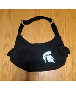 Michigan Spartans college football logo black purse - $8.60