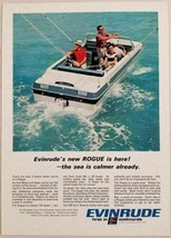 1967 Print Ad Evinrude 19&#39; Rogue Boats Milwaukee,WI - $12.88