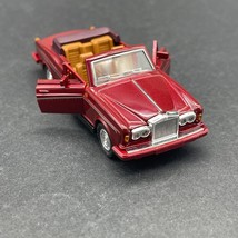 Majorette Rolls Royce Corniche II Convertible Burgundy Car 1/60 Opening ... - £47.92 GBP