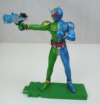 Bandai Kamen Masked Rider Double Cyclone Joker 6.25&quot; Figure On Stand Ban... - $29.09