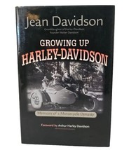 2001 Growing Up Harley-Davidson Book Jean Davidson Hardcover - £11.82 GBP