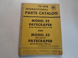 International Model 55 Payscraper Parts Catalog Manual TC-61B STAINED WO... - $6.99