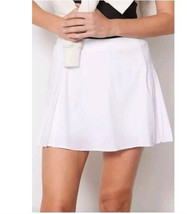 SPANX Skort Size 2X Get Moving WHITE Skirt Tennis Pickleball NWT Pocket *Read - £23.48 GBP