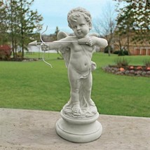 22&quot; Cupid with Bow and Arrow Garden Statue Sculpture Replica Reproduction - £128.84 GBP